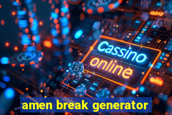 amen break generator