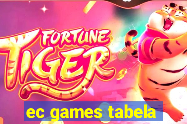 ec games tabela