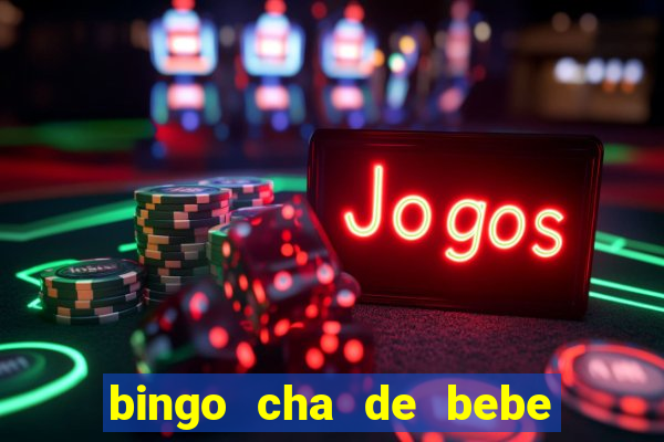 bingo cha de bebe cartelas para imprimir