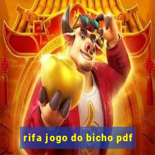 rifa jogo do bicho pdf